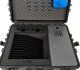 Leba NoteCase Falcon 12 Tablets, USB-C (Schuko plug), 20 watts available per device, Intelligent P.D. 3.0, Portable device management case, Black, Ground, Floor, 26 cm, 1.7 cm, 20 cm 1