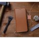 Kabura SMART PRO Book skórzana do SAMSUNG A56 5G brązowy 1