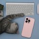 Futerał SILICONE 2mm do IPHONE 16 Plus kompatybilny z MagSafe pudrowy róż 3