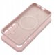 Futerał SILICONE 2mm do SAMSUNG S25 Plus kompatybilny z MagSafe pudrowy róż 4