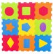 Mata piankowa edukacyjna puzzle piankowe duża 1