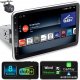 LEROAADZ Radio samochodowe Android GPS 9''DAB+ Carplay 1Din 8Core 2G+32G 1