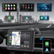 DYWSWINN Bezprzewodowe radio samochodowe Carplay z odwrotną kamerą 1080 GPS 1
