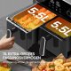 Frytkownica beztłuszczowa Iceagle AFT11001 iceagle 11L XXL Airfryer nowa 3