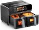 EUARY Frytkownica beztłuszczowa XXL 9L nowa Airfryer Dual Company 3