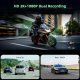 Volam Carplay przenośny radioodtwarzacz kamera do motocykli 2K GPS 5,5" 4