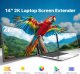 EVICIV Przenośny monitor 14" 2K laptop 2240 x 1400 NOWY 1