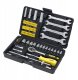 Zestaw narzędziowy - bity, nasadki, klucze 62el. 1