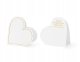 Business cards for table of hearts 15.7x22 cm white 10pcs 1