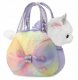 AURORA Fancy Pals plush toy cat in a bag, 20 cm 1