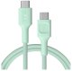Kabel USB Green Cell USB-C - USB-C 0.3 m Niebieski (KABGC100PS30MG) 6
