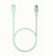 Cable Green Cell PowerFlex Fast Charging USB Type-C Male - USB Type-C Male 100W Mint Green 0.3m 5904326376229 1