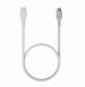 Cable Green Cell PowerFlex Fast Charging USB Type-C Male - USB Type-C Male 100W White 0.3m 5904326376199 4