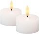 Lampa stołowa Multi Sille Świeczki tealight zestaw 2 pcs., Ø4,5XH2,2cm, biały 1