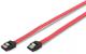 Digitus SATA - SATA, 0.3m, Czerwony (AK-400102-003-R) 1