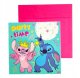 Stitch & Angel invitationer, 6 stk 3