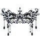 Masquerade ansigtssten, sort 1