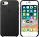 Apple Skórzana nakładka do Apple iPhone 8 / 7 czarna (MQH92ZM/A) 1