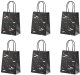 PartyDeco TNP6, Gift wrap bag, Black, Gold, Pink, Pattern, Halloween, Black, 180 mm 1