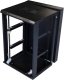 19" wall mounted cabinet TOTEN, System Z, 18U, 600x600, glass front door, 60kg load, juodas / ZS66186001 / 19-Z6618 2