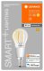 LEDVANCE SMART+ WiFi Filament Mini Bulb Dimmable, Smart bulb, Wi-Fi, Transparent, Integrated LED, E14, Warm white 3