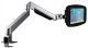 Compulocks Space Reach iPad Adjustable Articulating Mount - Befestigungskit (Gelenkarm, Gehäuse) - für Tablett - verriegelbar - hochwertiges Aluminium - Schwarz, Silber - Bildschirmgröße: 32,8 cm (12.9") - Tischmontage - für Apple 12.9" iPad Pro (3. Gener 3