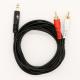 Kabel TB Print Jack 3.5mm - RCA (Cinch) x2 2.5m czarny (AKTBXAJ2RCA250B) 1