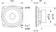 Visaton VS-SC13/8, TV/Monitor speakers, 40 W, 60 W, 8 O, 91 - 13000 Hz, Black 1