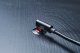 Ochno USB-C Cable | Angled | DP Video Alt Mode | Male/Male | USB-C - USB-C | 3.1 Gen 2 | Braided | 0 2