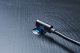 Ochno USB-C Cable | Angled | DP Video Alt Mode | Male/Male | USB-C - USB-C | 3.1 Gen 2 | Braided | 0 7