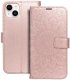 Kabura MEZZO Book do IPHONE 14 Plus mandala złoty róż 1