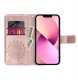Kabura MEZZO Book do IPHONE 14 Plus mandala złoty róż 2