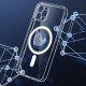 Futerał CLEAR MAG COVER z ochroną aparatu kompatybilny z MagSafe do IPHONE 16 Pro Max transparent glitter 8