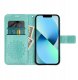 Kabura MEZZO Book do SAMSUNG A06 mandala zielony 4