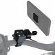 Uchwyt do telefonów CLIQR dodatkowy adapter z gniazdem usb, montowany do kierownicy OXFORD (kolor czarny) 1