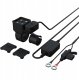 Uchwyt do telefonów CLIQR dodatkowy adapter z gniazdem usb, montowany do kierownicy OXFORD (kolor czarny) 1
