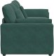 Sofa modułowa z poduszkami, ciemnozielona 4