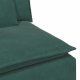 Sofa modułowa z poduszkami, ciemnozielona 6