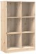 Regał, 70x33x110 cm, lite drewno sosnowe 1