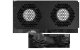 Panel 2x wentylator RACK 19 podsufitowy czarny TOTEN 1