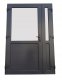 Drzwi zewn. PCV antracyt 140x210 dwuskrzydłowe 1