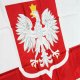 Flaga Polski z Godłem Orłem Orzeł DUŻA z napisem POLSKA 150x90cm 4