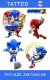 Tatuaże Kuromi i My Melody - Zestaw Tatuaży Dla Dzieci nr. 108 2