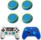 Gripy Nakładki do pada PS3 PS4 PS5 Xbox Gumki Analog Niebieski, Zielony 4x 6