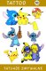 Tatuaże Lilo i Stitch i Pokemon - Zestaw Tatuaży Dla Dzieci nr. 53 1