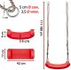 Huśtawka ogrodowa deska siedzisko dla dzieci 42cm czerwone 14