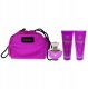 SET VERSACE Dylan Purple Pour Femme EDP spray 100ml + SHOWER GEL 100ml +  BODY LOTION 100ml + kosmetyczka 2