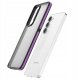 Etui Do Samsung Galaxy S23 (Matowe, Fioletowa Ramka, Bumper, Plecki, Case) 4