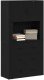 vidaXL Wysoka szafka Czarny dąb 80x33x150 cm Drewno kompozytowe 3
