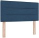 vidaXL Łóżko Box Spring z Materacem Granatowym 120x200 cm Tkanina 6